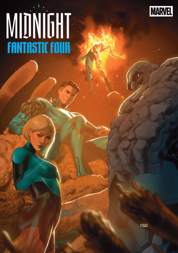 MIDNIGHT FANTASTIC FOUR #2 (Limit 1 Per Customer) COVER E TAURIN CLARKE MIDNIGHT GALLERY 1:25 VARIANT[1:25] (rel:11/18)