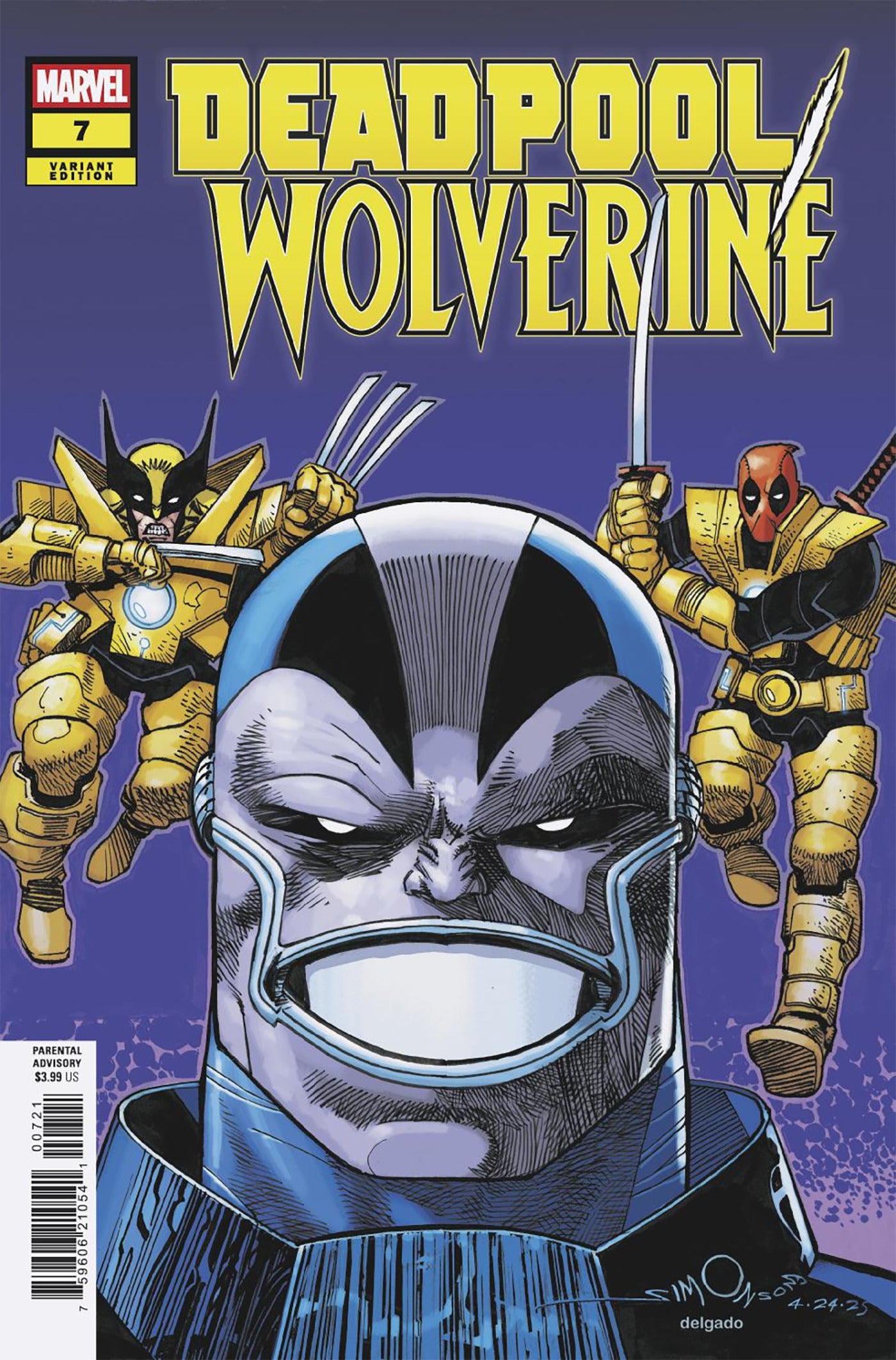 DEADPOOL/WOLVERINE #7 (Limit 2 Per Cover) (rel:07/16)~