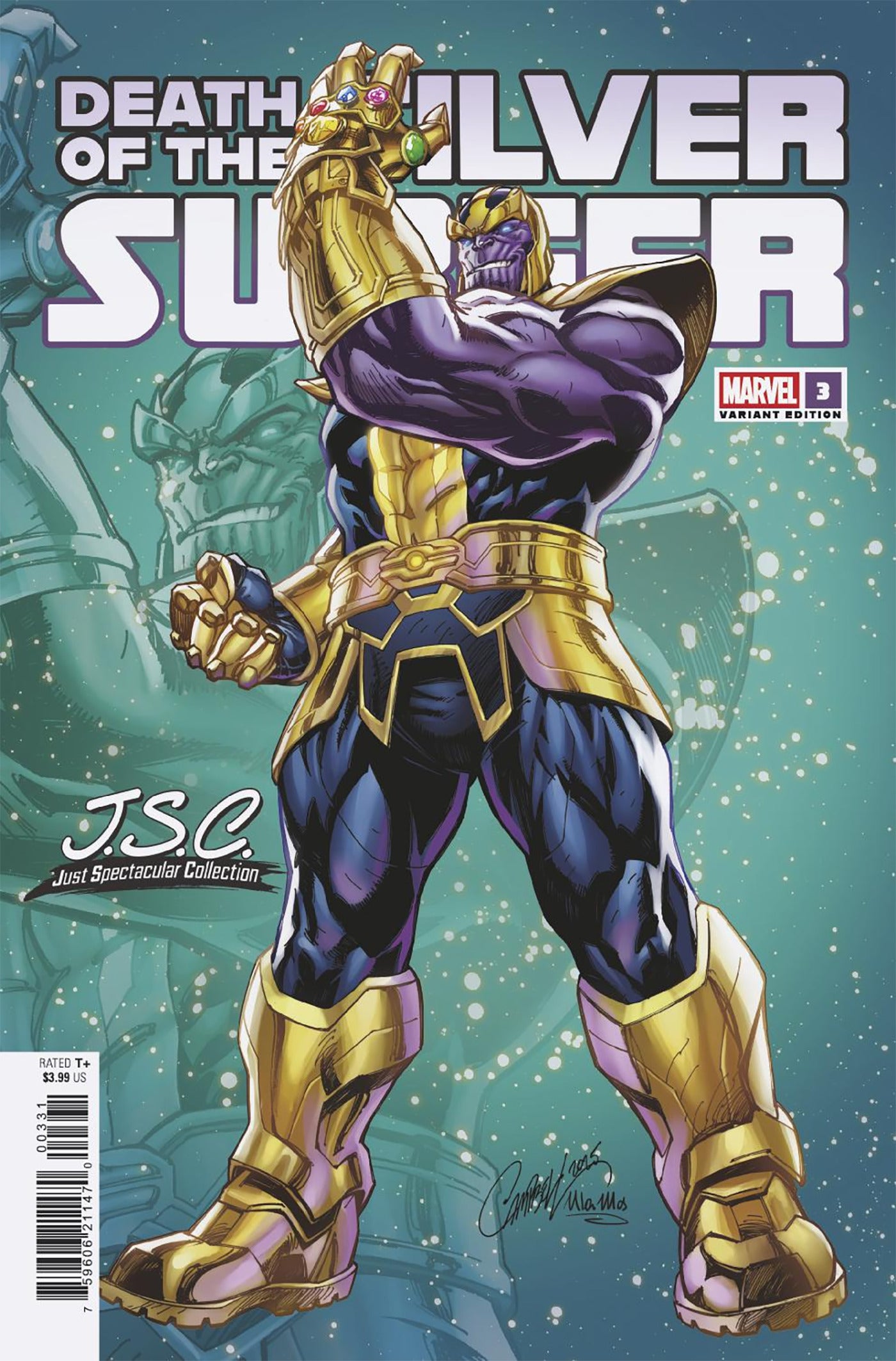 DEATH OF THE SILVER SURFER #3 (Limit 2 Per Cover) (rel:08/27)