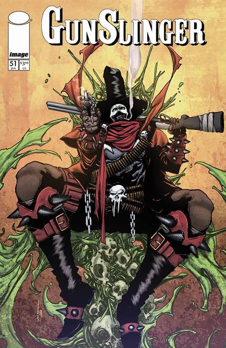 GUNSLINGER SPAWN #51 (Limit 2 Per Cover) (rel:02/25)~