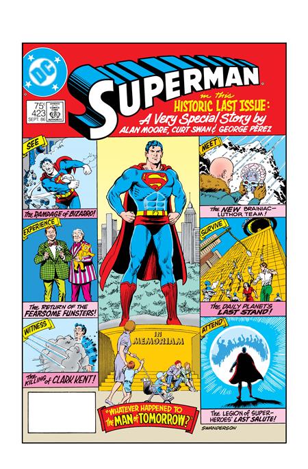 SUPERMAN #423 FACSIMILE EDITION (Limit 2 Per Cover) (WHATEVER HAPPENED TO THE MAN OF TOMORROW PART 1 OF 2) (rel:02/11)