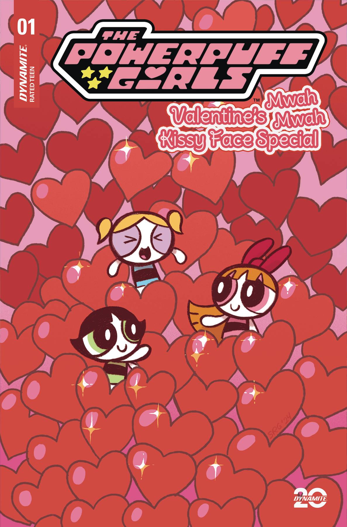 POWERPUFF GIRLS VALENTINES KISSY FACE SP #1 (rel:02/19)~