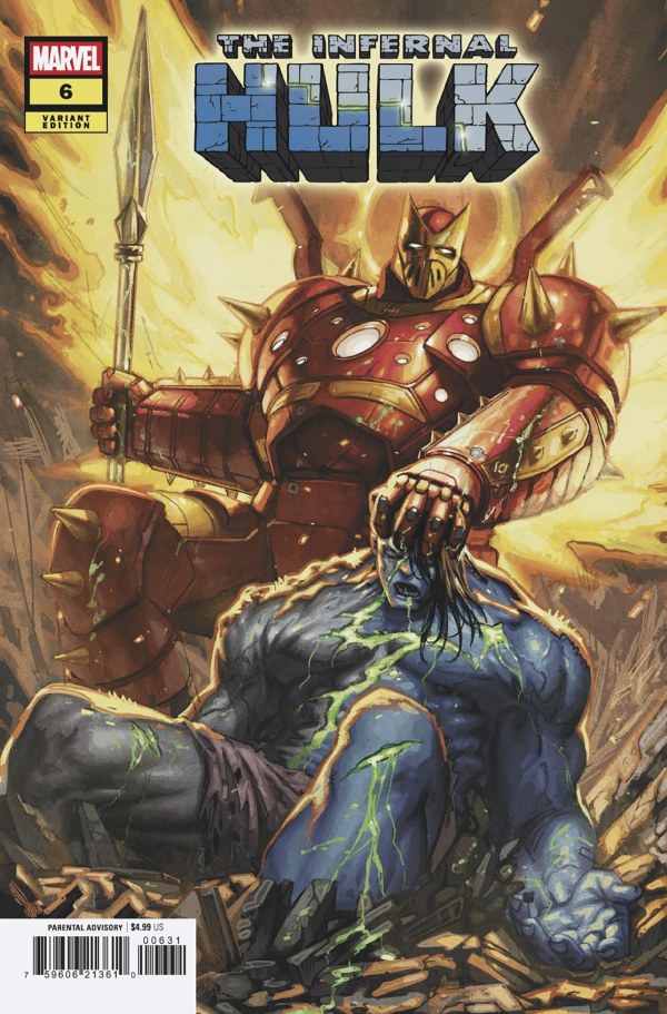 INFERNAL HULK #6 (Limit 2 Per Cover) (rel:04/22)~