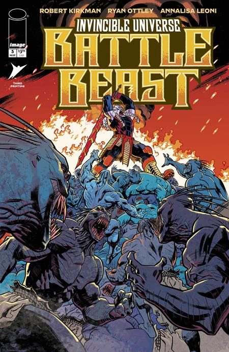 INVINCIBLE UNIVERSE BATTLE BEAST #5 3RD PTG (Limit 1 Per Cover) (rel:05/20)~