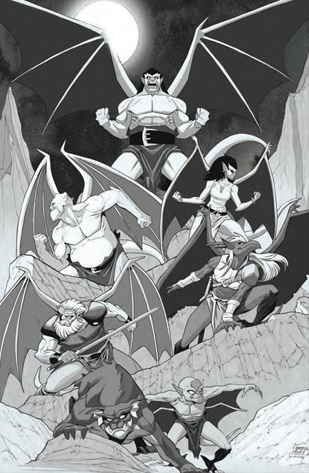 GARGOYLES (2026) #1 CVR N INCV 1:7 DREW MOSS LINE ART VIRGIN (Limit 1 Per Customer) (rel:08/12)
