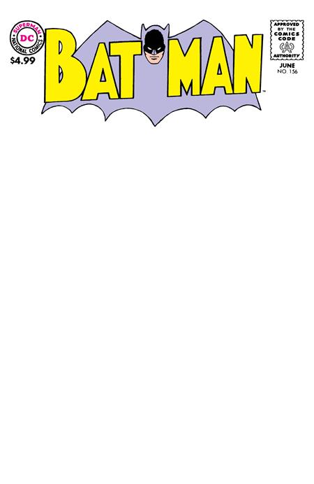 BATMAN #156 FACSIMILE EDITION (Limit 2 Per Cover) (rel:07/08)