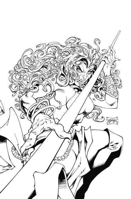 THUNDERCATS CHEETARA #1 CVR O INC 1:7 WILL ROBSON LINE ART VIRGIN VAR (Limit 1 Per Customer) (rel:09/09)