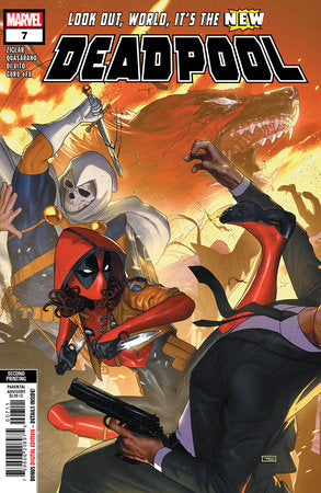 DEADPOOL #7 TAURIN CLARKE 2ND PRINTING VARIANT(rel:11/20)~