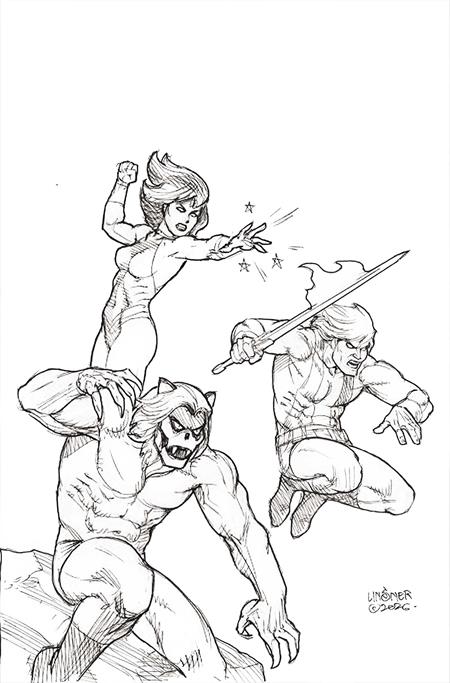 THUNDARR THE BARBARIAN #5 CVR M INC 1:10 JOSEPH MICHAEL LINSNER LINE ART VIRGIN VAR (Limit 1 Per Customer) (rel:06/17)