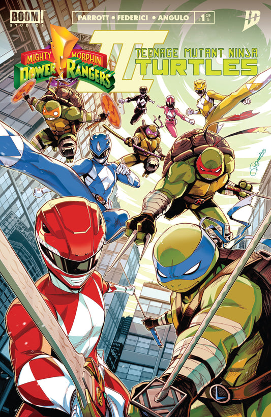 Mighty Morphin Power Rangers/ Teenage Mutant Ninja Turtles III #1 (Limit 2 Per Cover) (rel:08/13)~