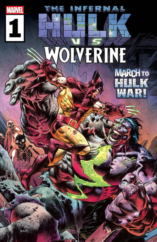 INFERNAL HULK VS. WOLVERINE #1 (Limit 2 Per Cover) (rel:09/23)