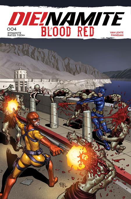 DIENAMITE BLOOD RED #4 (Limit 2 Per Cover) (rel:01/14)