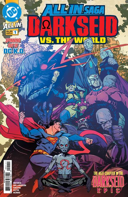 DC ALL IN SAGA DARKSEID VS THE WORLD #1 (ONE SHOT) (Limit 2 Per Cover) (rel:10/28)