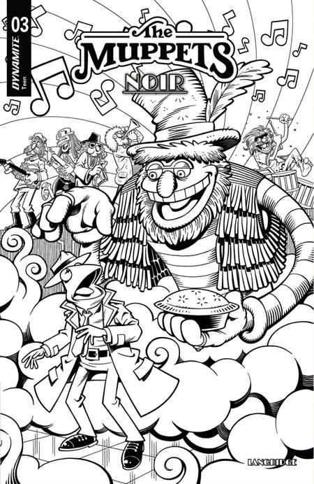 MUPPETS NOIR #3 CVR E INC 1:15 ROGER LANGRIDGE LINE ART VAR (Limit 1 Per Customer) (rel:05/06)