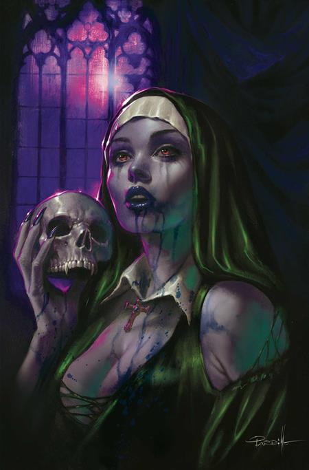 VAMPIRELLA #8 (Limit 1 Per Customer) CVR P INC 1:10 LUCIO PARRILLO ULTRAVIOLET VIRGIN FOC BONUS VAR (rel:12/17)