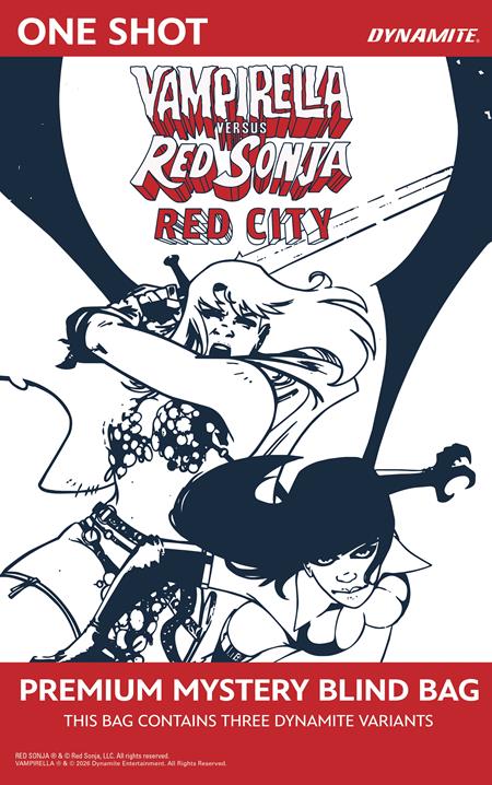VAMPIRELLA VS RED SONJA RED CITY #1 (Limit 2 Per Cover) CVR F PREMIUM MYSTERY BLIND BAG VAR (rel:08/05)