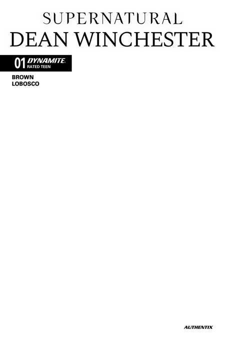 SUPERNATURAL DEAN WINCHESTER #1 (Limit 1 Per Cover) (rel:10/07)
