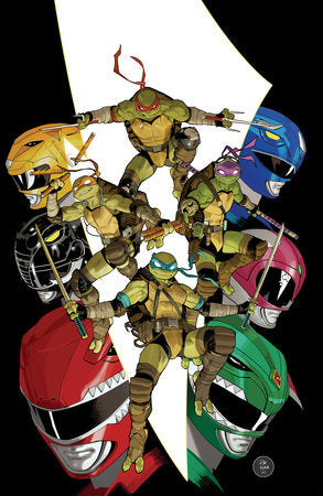 Mighty Morphin Power Rangers/ Teenage Mutant Ninja Turtles III #1 O Unlockable Var (Full Art, Mora) (Limit 2 Per Cover) (rel:08/13)