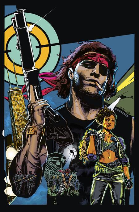 ESCAPE FROM NEW YORK ESCAPE FROM CHICAGO #1 CVR G INC 1:10 STEPHEN MOONEY VIRGIN CARD STOCK VAR (Limit 1 Per Customer) (rel:09/23)