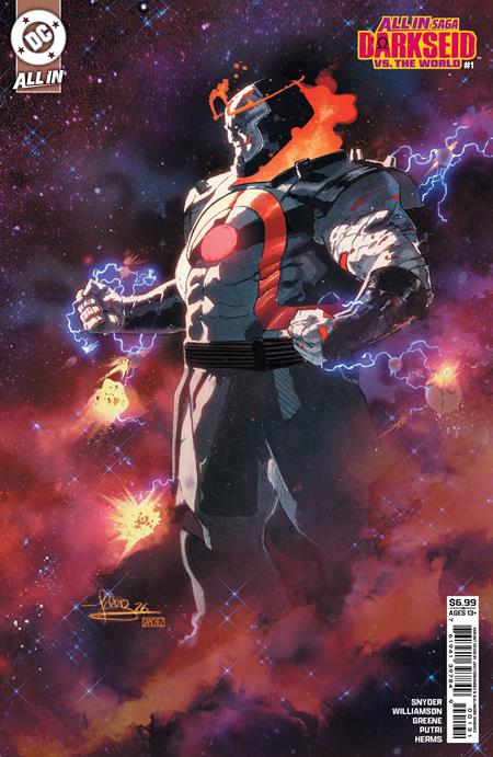 DC ALL IN SAGA DARKSEID VS THE WORLD #1 (ONE SHOT) (Limit 2 Per Cover) (rel:10/28)