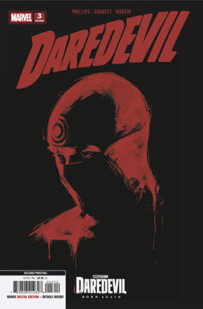 DAREDEVIL #3 MARVEL TELEVISION 2ND PRINTING VARIANT (Limit 2 Per Cover) (rel:07/29)~