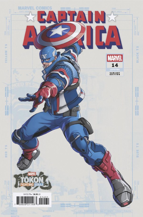 CAPTAIN AMERICA #14 [ARM] (Limit 2 Per Cover) (rel:08/05)