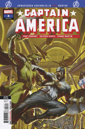 CAPTAIN AMERICA #3 BEN HARVEY 2ND PRINTING VARIANT (Limit 2 Per Cover) (rel:01/28)