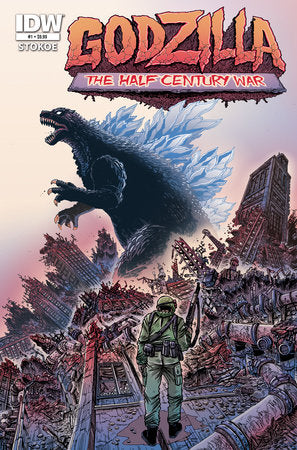 Godzilla 70th Anniversary Foil Classics: Godzilla: The Half-Century War #1 (Limit 2 Per Cover) (rel:06/25)
