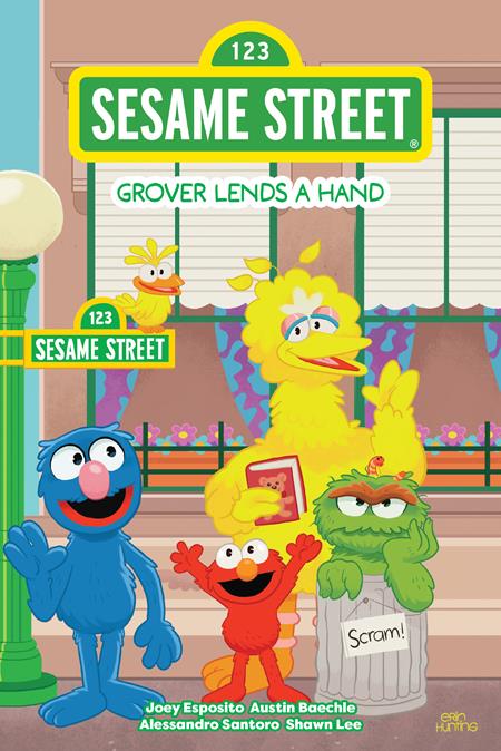 SESAME STREET GROVER LENDS A HAND HC (Limit 2 Per Cover) (rel:06/25)~