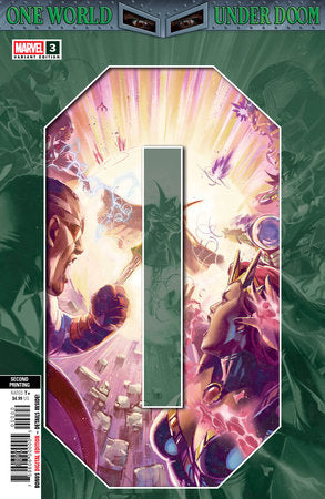 ONE WORLD UNDER DOOM #3 BEN HARVEY 2ND PRINTING VARIANT (Limit 2 Per Cover) (rel:07/16)