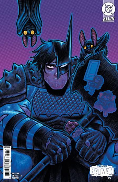 ABSOLUTE BATMAN #9 CVR E INC 1:50 DAN HIPP CARD STOCK VAR (rel:06/11)