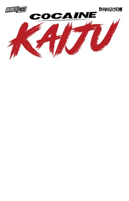 COCAINE KAIJU SKETCHBOOK WHITE (Limit 2 Per Cover) (rel:10/29)
