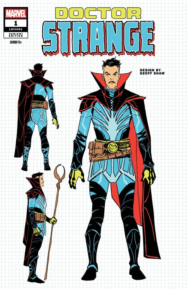 DOCTOR STRANGE #1 GEOFF SHAW DESIGN VARIANT[1:10] (Limit 1 Per Customer) (rel:12/03)