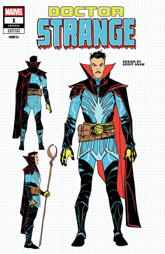 DOCTOR STRANGE #1 GEOFF SHAW DESIGN VARIANT[1:10] (Limit 1 Per Customer) (rel:12/03)