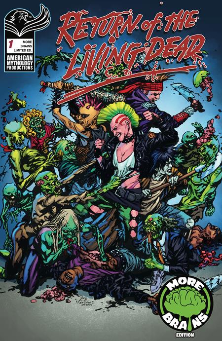 RETURN LIVING DEAD #1 (Limit 1 Per Customer) ROY ALLAN MARTINEZ MORE BRAINS LIMITED (MR) (rel:10/28)