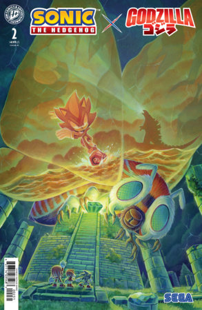 Sonic the Hedgehog x Godzilla #2 Variant RI (15) (Haines)[1:15] (Limit 1 Per Customer) (rel:09/02)