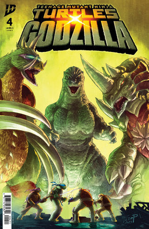 Teenage Mutant Ninja Turtles x Godzilla #4 (Limit 2 Per Cover) (rel:03/04)~