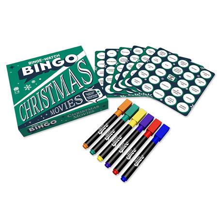 BINGE WATCH BINGO CHRISTMAS MOVIES (Limit 1 Per Cover) (rel:11/04)