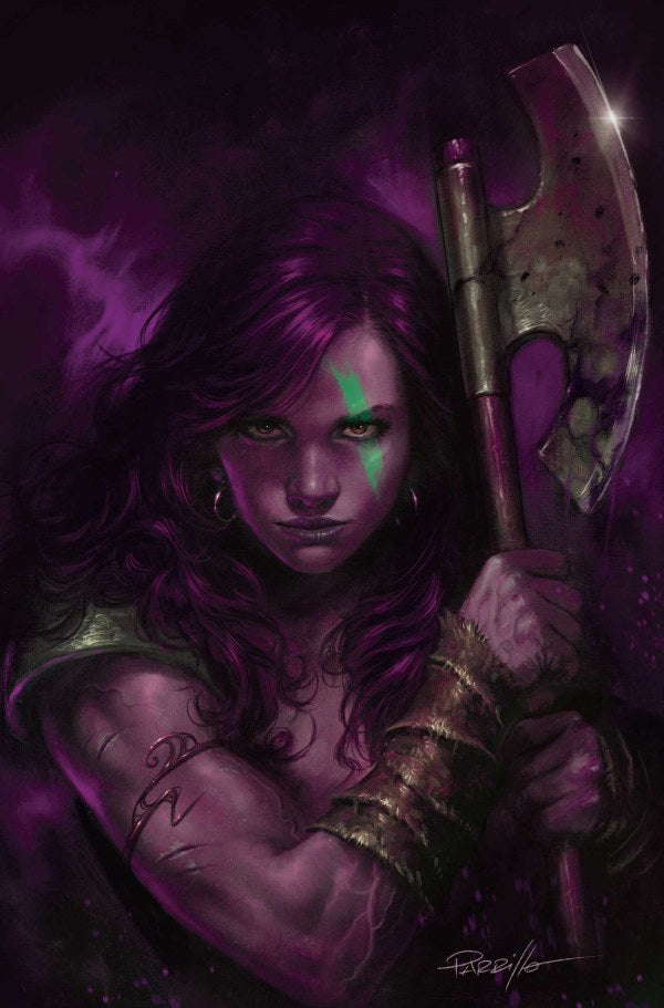 RED SONJA SHE DEVIL WITH A SWORD #2 CVR Q INC 1:7 LUCIO PARRILLO ULTRAVIOLET VIRGIN VAR (Limit 1 Per Customer) (rel:06/10)