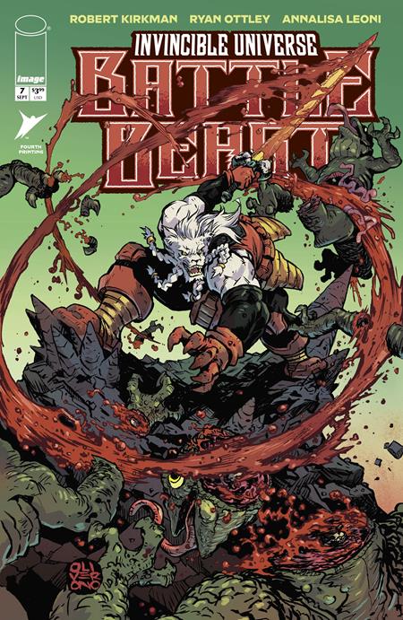 INVINCIBLE UNIVERSE BATTLE BEAST #7 4TH PTG (Limit 1 Per Cover) (rel:09/09)