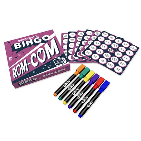 BINGE WATCH BINGO ROM COMS (Limit 1 Per Cover) (rel:11/04)