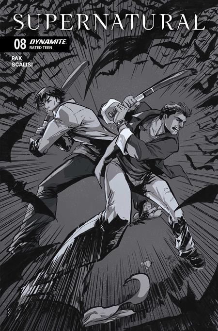 SUPERNATURAL #8 CVR G INC 1:10 DAVID COUSENS LINE ART VAR (Limit 1 Per Customer) (rel:06/17)