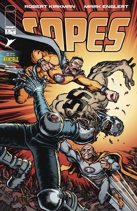 INVINCIBLE UNIVERSE CAPES #3 2ND PTG (Limit 1 Per Cover) (rel:04/08)~