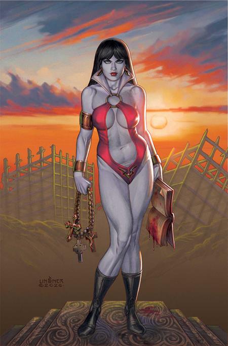VAMPIRELLA ARMAGEDDON #12 CVR G INC 1:10 JOSEPH MICHAEL LINSNER VIRGIN VAR (Limit 1 Per Customer) (rel:06/24)