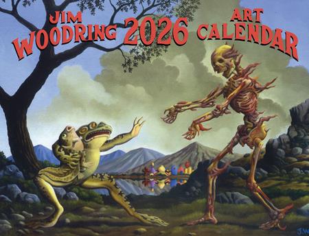 JIM WOODRING 2026 ART CALENDAR TP (MR) (Limit 2 Per Cover) (rel:10/08)
