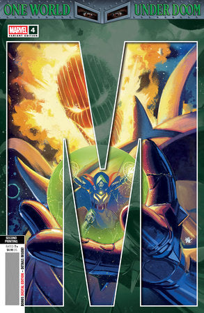 ONE WORLD UNDER DOOM #4 BEN HARVEY 2ND PRINTING VARIANT (Limit 2 Per Cover) (rel:07/16)