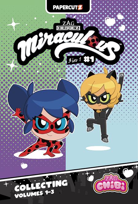 MIRACULOUS LADYBUG CHIBI 3 IN 1 TP VOL 01 (Limit 2 Per Cover) (rel:09/24)