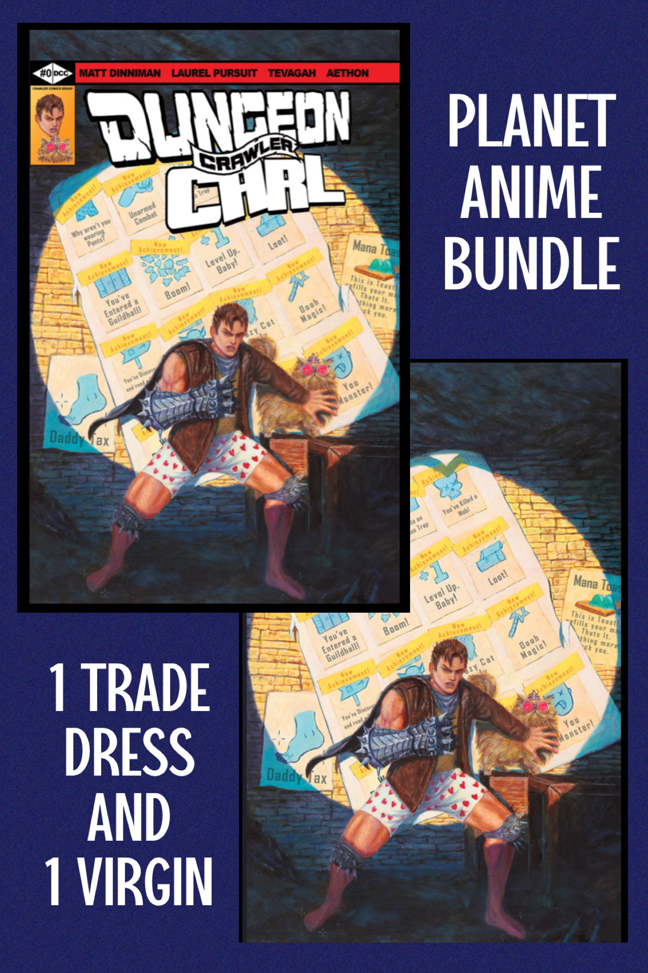 **PRESALE**DUNGEON CRAWLER CARL SPECIAL EDITION #0 2ND PRINT CROSSROADS COMICS EXCLUSIVE COVER BY AARON LONG