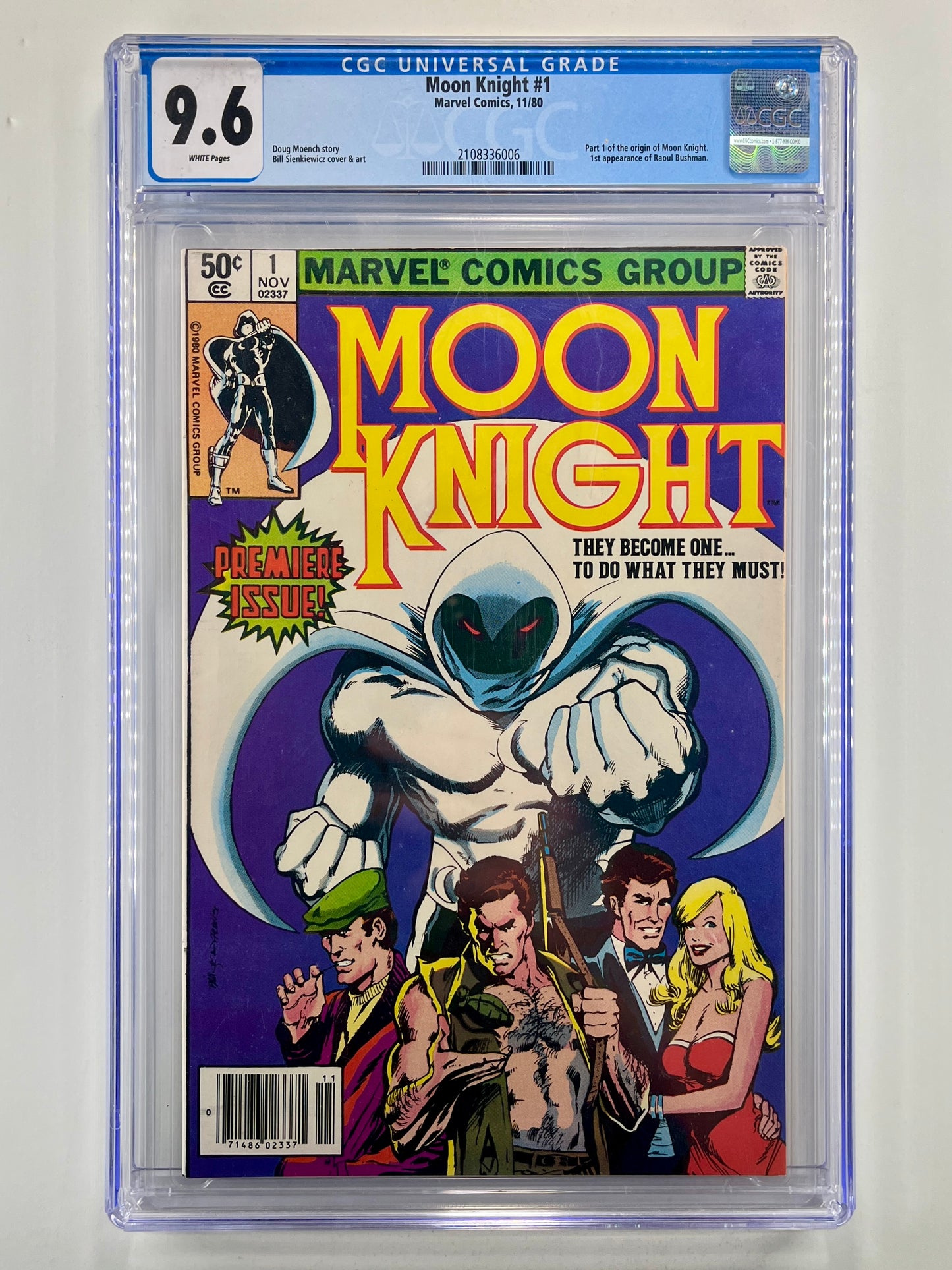 Moon Knight #1 CGC 9.6 (Nov 1980)