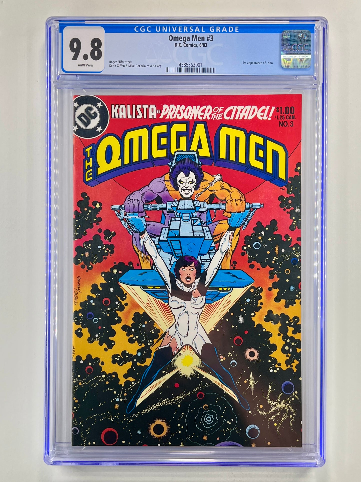 The Omega Men #3 CGC 9.8 (Jun 1983)